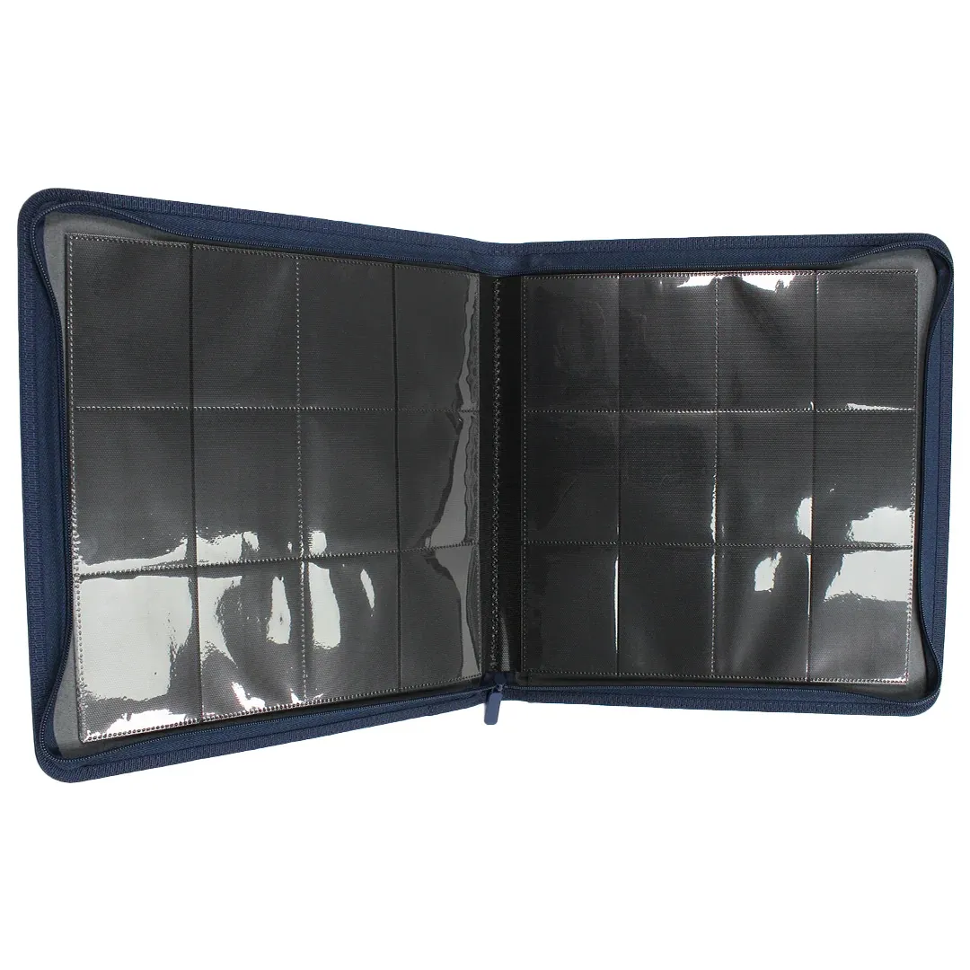 Carpeta Premium | Para 480 cartas (12 bolsillos por cara - carga lateral) - Varios Colores y con cierre - Top Deck